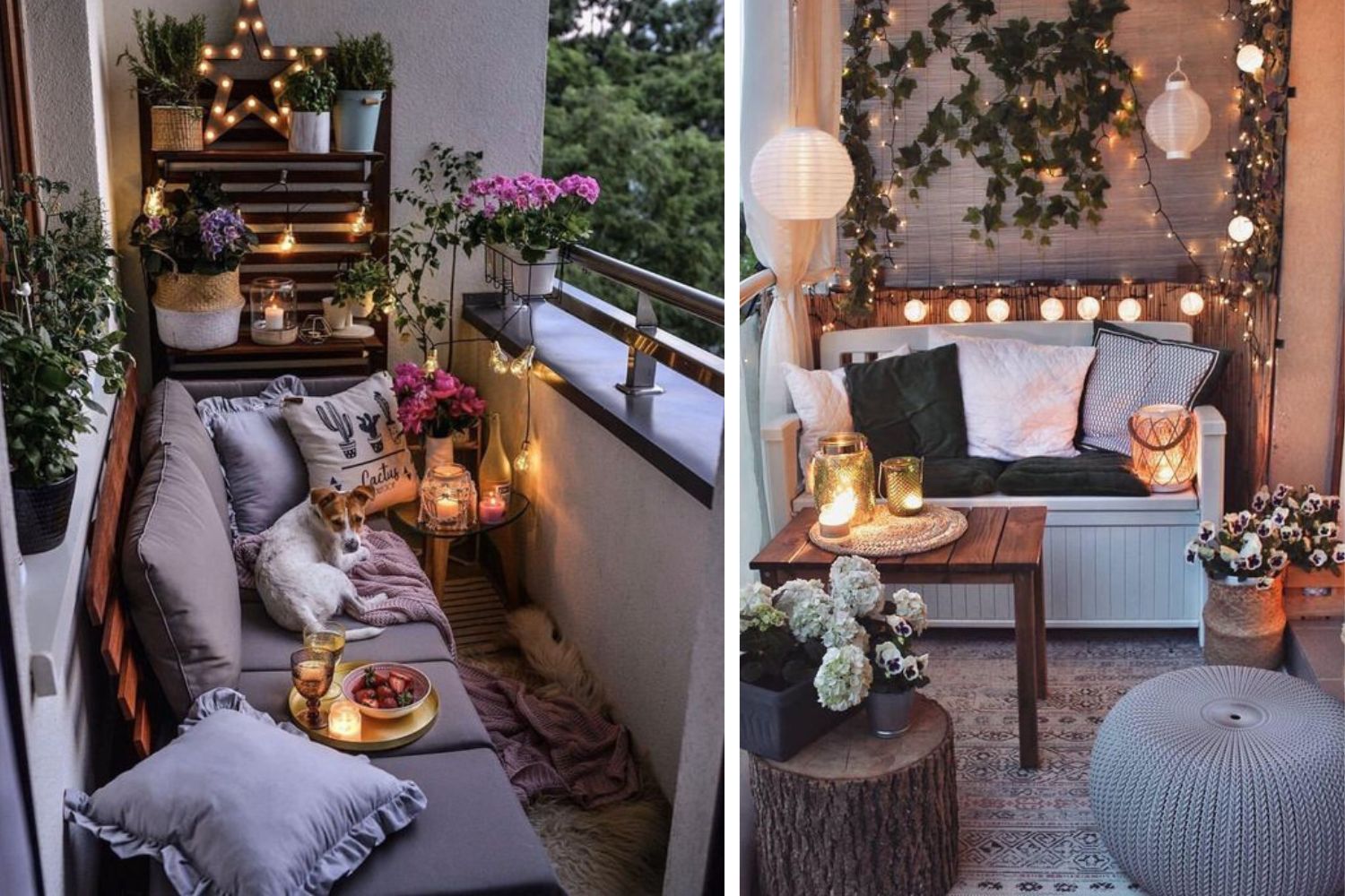 Comment aménager un petit balcon Luminaires